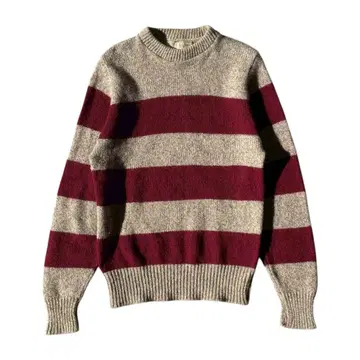 80s 빈티지 US제 엘엘빈 보더 니트 빈티지 구제 의류