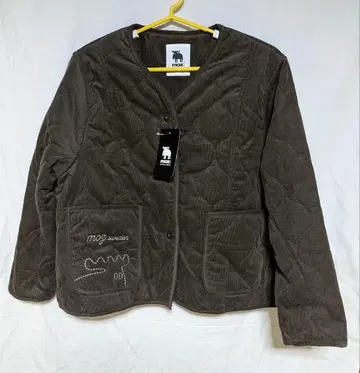 moz 코듀로이 퀼팅 자켓