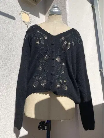 레이스 플라워 가디건