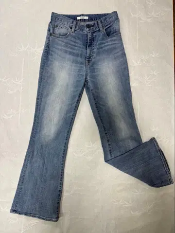 MOUSSY 플레어 데님 스트레치 붉은색 부츠컷 26