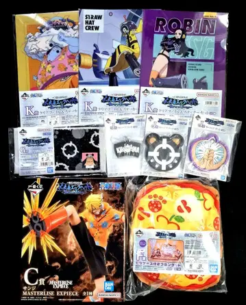 원피스 미래섬 에그 헤드 C상 상디 F상 피자 케이스 포함 담요