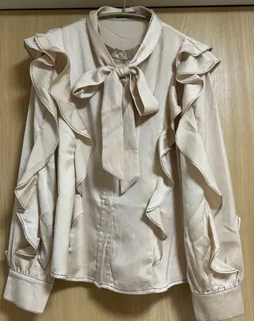 엑시즈팜 axes femme 셔츠 블라우스 프릴 긴팔