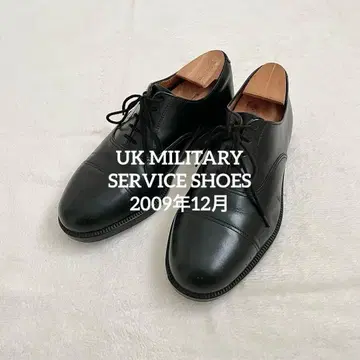 영국군 서비스 슈즈 7M 가죽 신발 넓은 폭 퍼레이드 슈즈 블랙