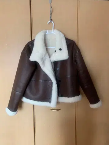 한국 무스탕 퍼 보아 코트 무스탕 자켓 플리스