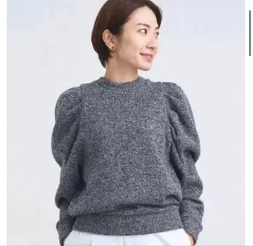 [ 새상품급 ] 요리 yori 턱 숄더 니트 그레이