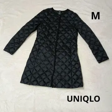 유니클로 울트라 라이트 다운 컴팩트 코트 블랙 퀼팅 M