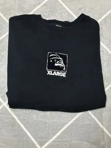 XLARGE 블랙 크루넥 트레이닝복 XL