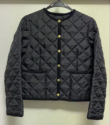 트래디셔널 웨더웨어 퀼팅 자켓 블랙