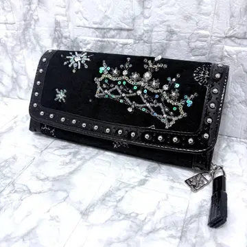 미사용 Think Bee! 싱크비 티아라 스팽글 장지갑