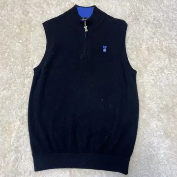 M-U SPORTS 에무유 스포츠 니트 베스트 캐시미어 100%