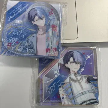 아오야기 토야 하트형 아크릴 블록 감사제 아크릴 블록