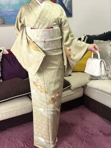 츠케사게 꽃배 패턴