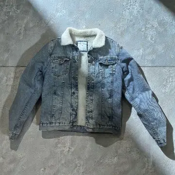 ZARA MAN 쉘파 카라 부착 데님 자켓