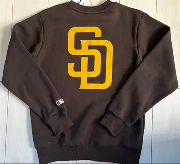 새상품 LL 사이즈 MLB 파드레스 속기모 백로고 트레이닝복