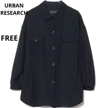 URBAN RESEARCH 에코보타니 셔츠 자켓 다크 네이비 FREE