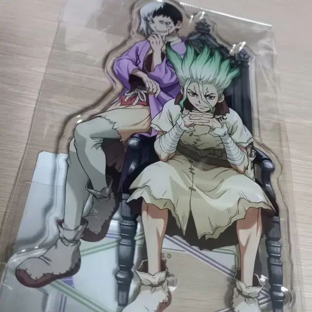 닥터스톤 센쿠&겐 페어 아크릴 스탠드 미개봉 양도합니다