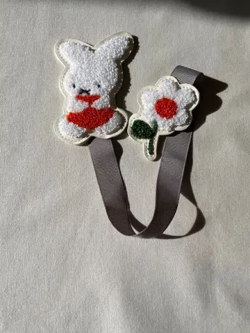 스튜디오 클립 미피 실루엣 자수 북마크