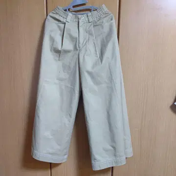 JEANASIS 베이지 와이드 팬츠 사이즈 F