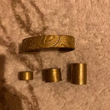 놋쇠 brass 브라스 반지 뱅글 세트