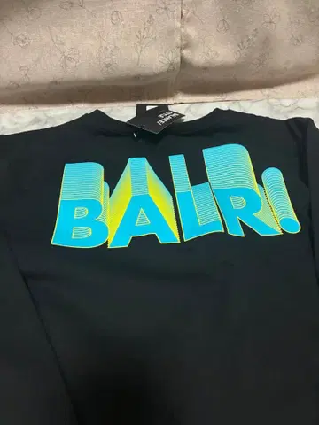 택 포함 새상품 발러 BALR. 남성용 긴팔 티셔츠 XL