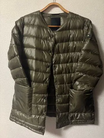 [ 새상품급 ] TATRAS 다운 자켓 카키 이너다운