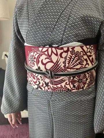 시오제 염색 나고야 오비 거의 새상품