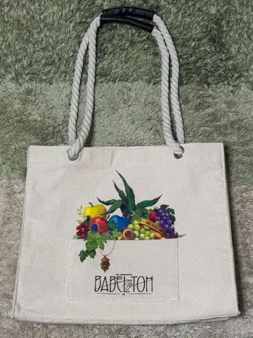 BABEL no TOH 티셔츠 / 블랙 로프 핸들 백 세트 판매