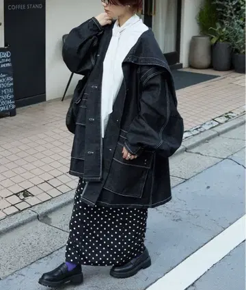 forksy. 데님 후드티