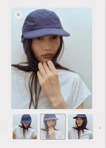 새상품급 모모 치하루 VAKT.HIYOKE 캡 네이비 S 사이즈