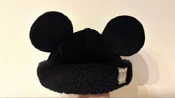 미키마우스 팬캡 블랙