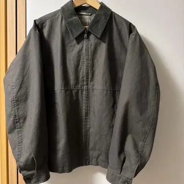 집업 숏 블루종 2025년제 올리브 XL 사이즈 유니클로