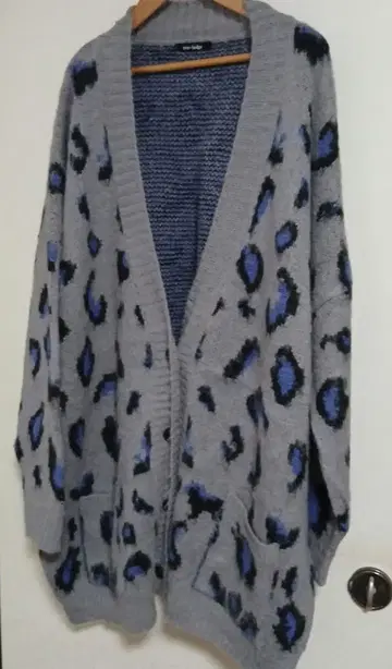 3L non-hedge 레오파드 무늬 가디건