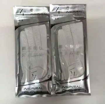 최신 인스파이럴 제로핏 그로브 왼손용 화이트 25 cm 2장 세트