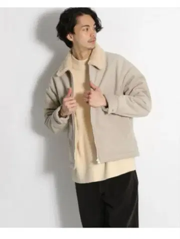 콜 보아 지퍼 블루종 니코앤드 M 사이즈 보아 자켓