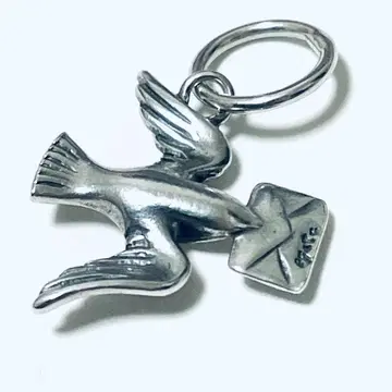 아가트 새 모티브 실버 참