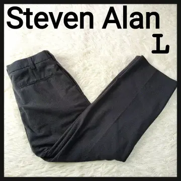 [ 인기 모델 ] 스티븐 앨런 울 와이드 슬랙스 큰 L 사이즈 그레이