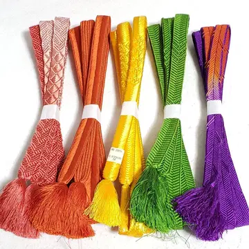 (0632) 허리띠 5개 묶음 판매 오비 끈 기모노 일본 의류 잡화