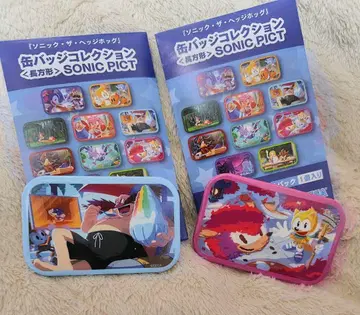 소닉 캔뱃지 SONIC PICT 소닉 더 헤지혹