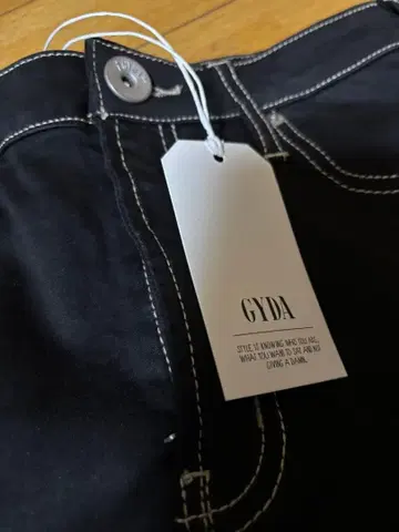 GYDA 블랙 스키니 데님