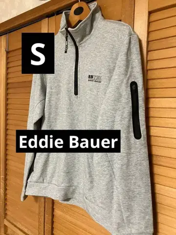S 에디 바우어 EBTEK 지퍼 풀오버 맨투맨