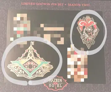 해즈빈 호텔 벨벳 V 타워 핀 핀 배지 2점 묶음 판매