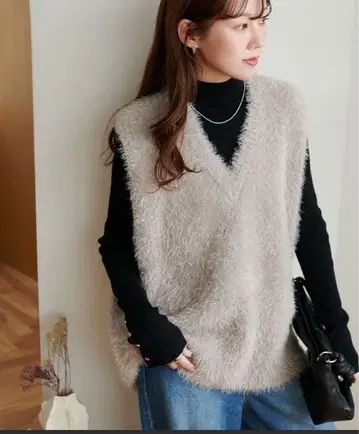 DISCOAT 페더얀 튜닉 베스트 라이트 그레이