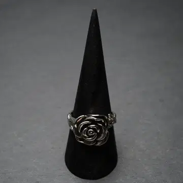 실버925 silver 장미 모티브 반지 /경연마 마감/16호