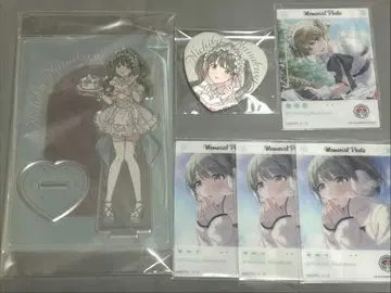 나나쿠사 니치카 에모카 아크릴 스탠드 캔뱃지 샤니마스 아크릴 스탠드