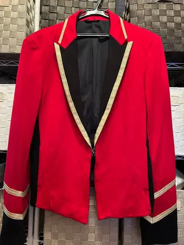 소스타누토 카와노 테일러드 자켓 빨간색과 블랙 48
