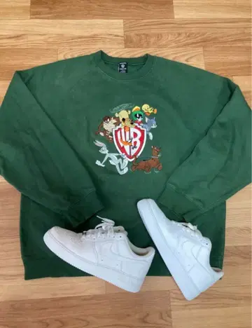 90s 루니 looney 맨투맨 구제 의류 카툰