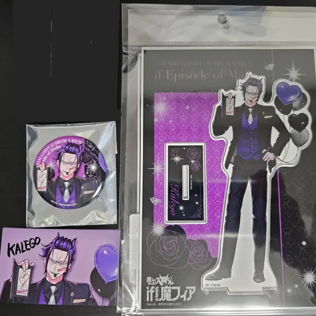 악입문 마피아 클럽 바빌 팝업 카르에고 아크릴스탠드 캔뱃지 카드 이루마군