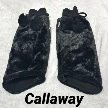 [ 새상품급 ] CALLAWAY 캘러웨이 보아 플리스 레그 워머 블랙