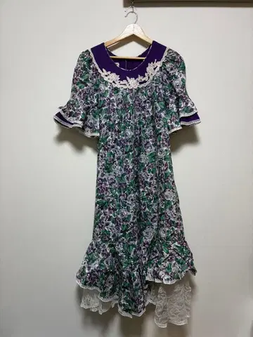 원피스 하와이안 드레스 무무 레이스