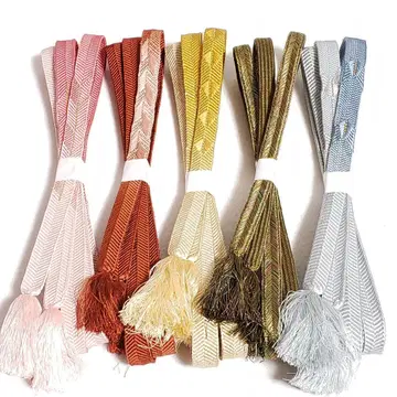 (0633) 허리띠 5개 묶음 판매 오비 끈 기모노 일본 의류 잡화